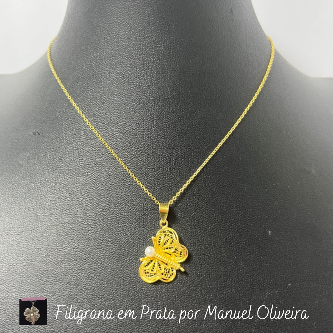 Medalha Borboleta de Filigrana