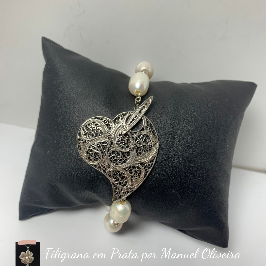 Pulseira Coração de Filigrana